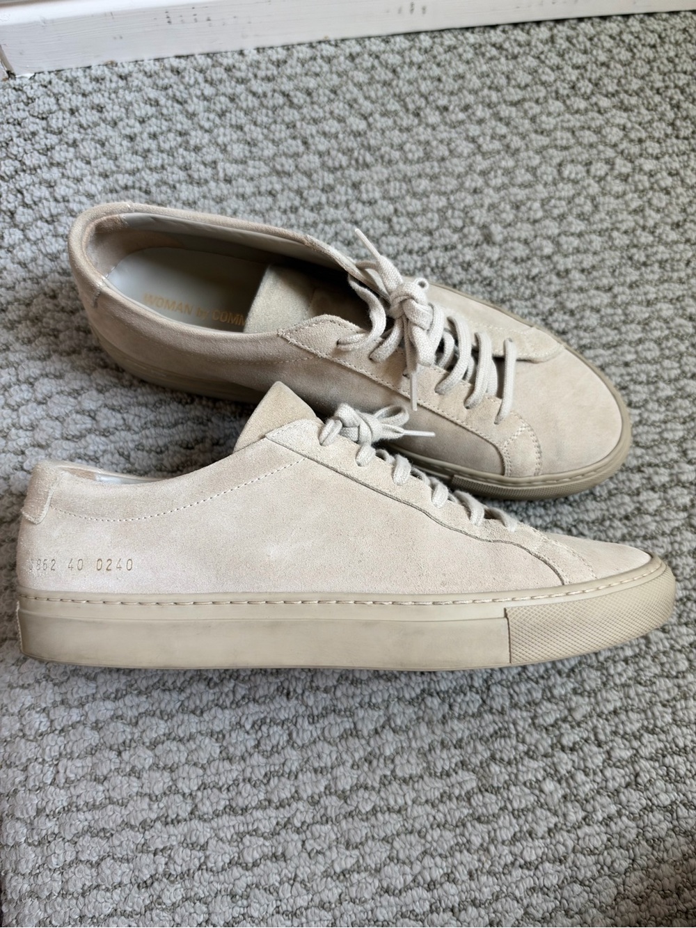Common Projects Achilles Taupe Suede size 40